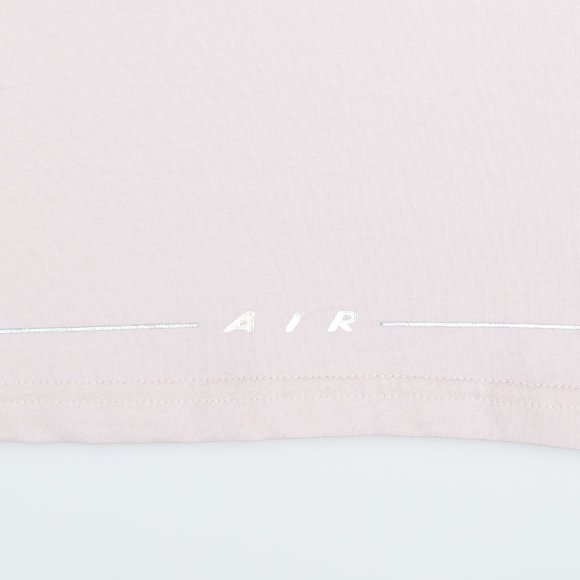 Nike Sportswear Crop Iridescent T-Shirt Tee Barely Rose CZ9021-699 - Picture 3 of 4